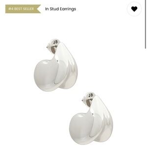 Jenny Bird - Nouveaux Puff Earrings in Silver